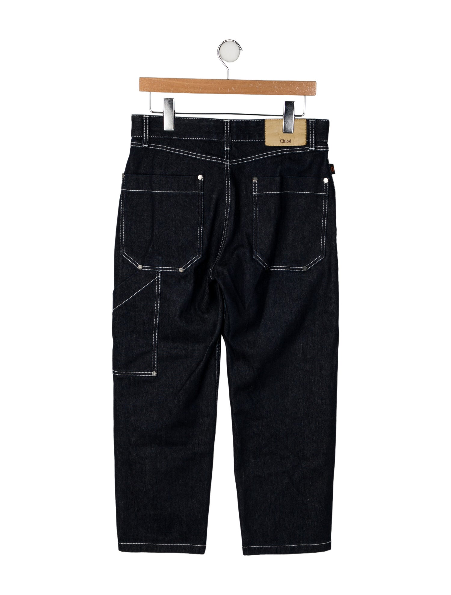 Chloé High-Rise Straight Leg Jeans