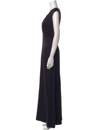 Chloé V-Neck Long Dress