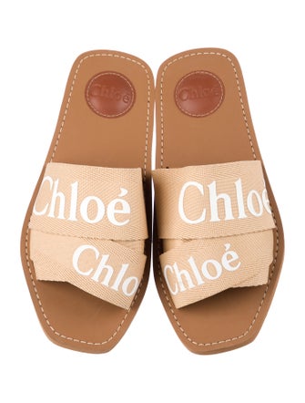 Chloé Canvas Printed Slides