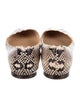 Chloé Embossed Leather Animal Print Ballet Flats