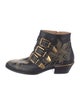 Chloé Leather Studded Accents Western Boots