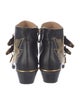 Chloé Leather Studded Accents Western Boots