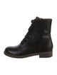 Chloé Leather Combat Boots
