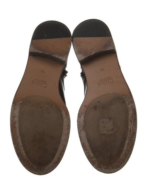 Chloé Leather Combat Boots