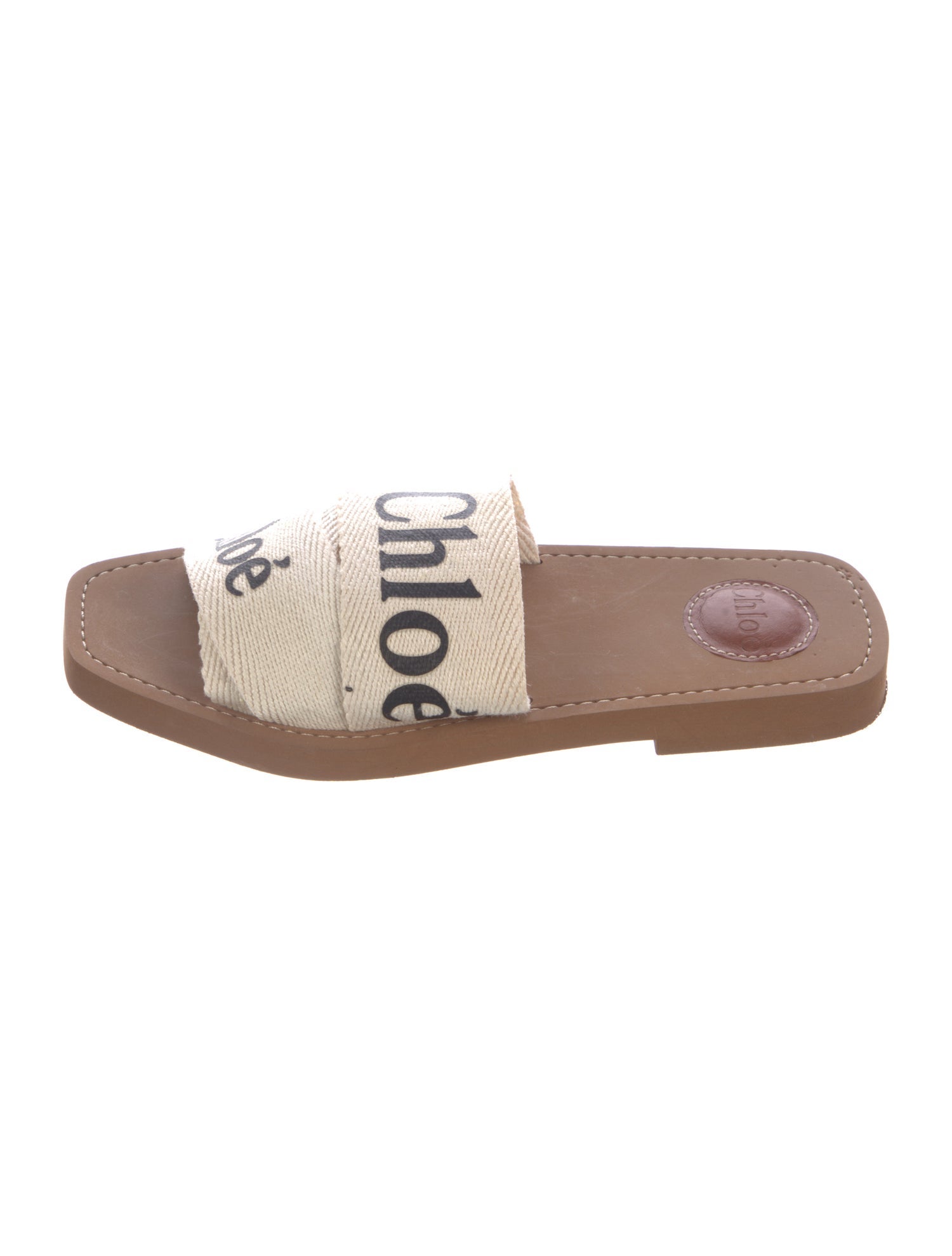 Chloé Canvas Printed Slides