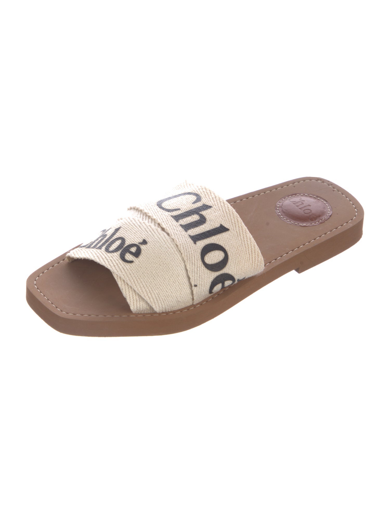 Chloé Canvas Printed Slides