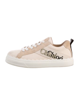 Chloé Canvas Graphic Print Sneakers