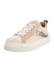 Chloé Canvas Graphic Print Sneakers
