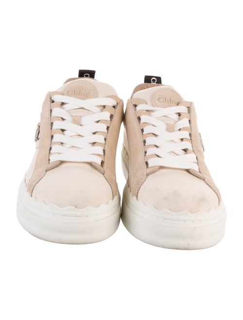 Chloé Canvas Graphic Print Sneakers