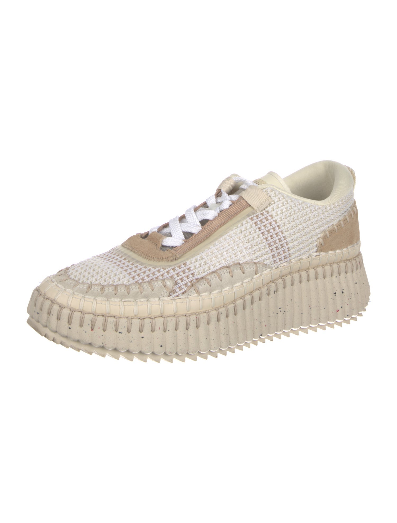 Chloé Colorblock Pattern Sneakers