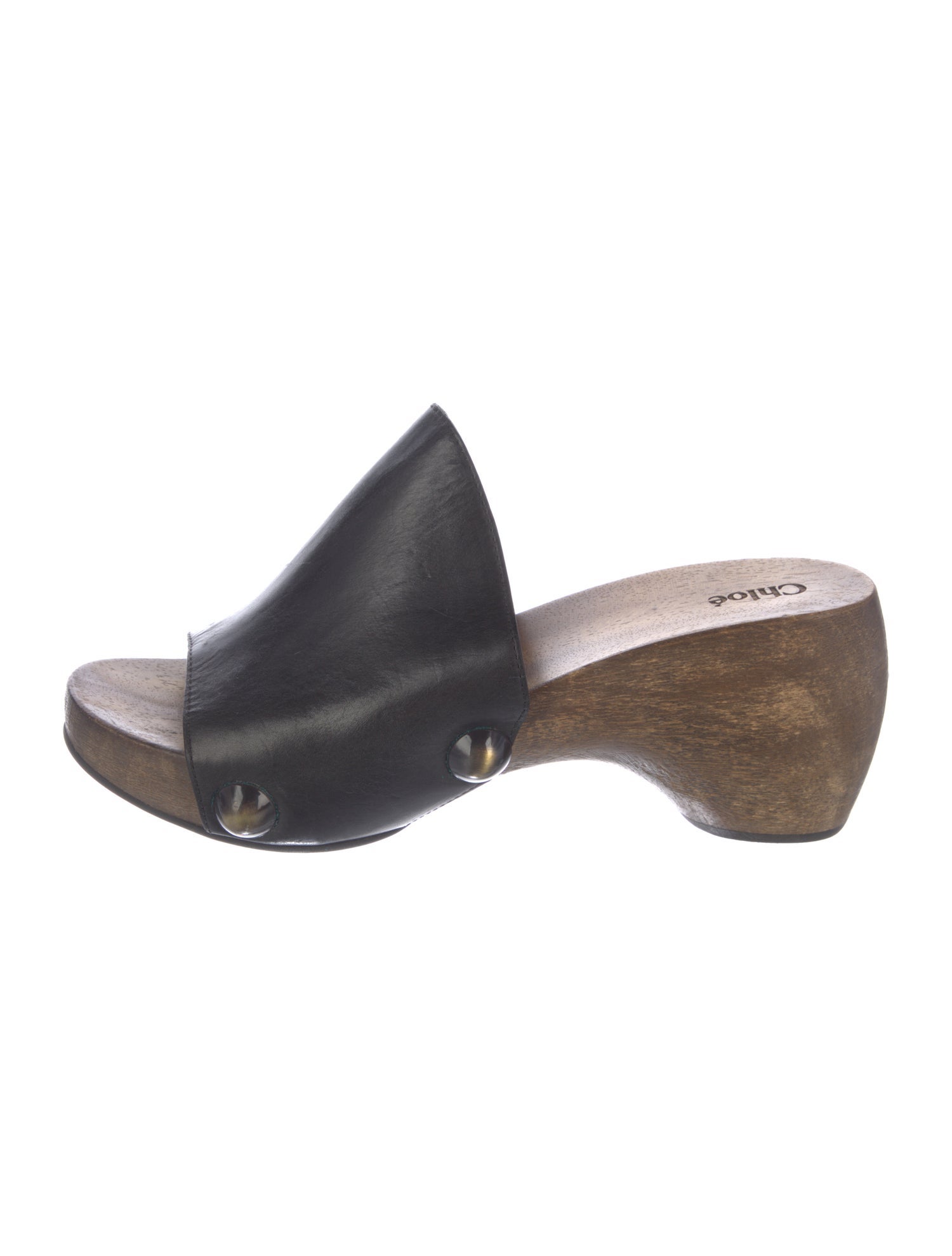 Chloé Leather Slides