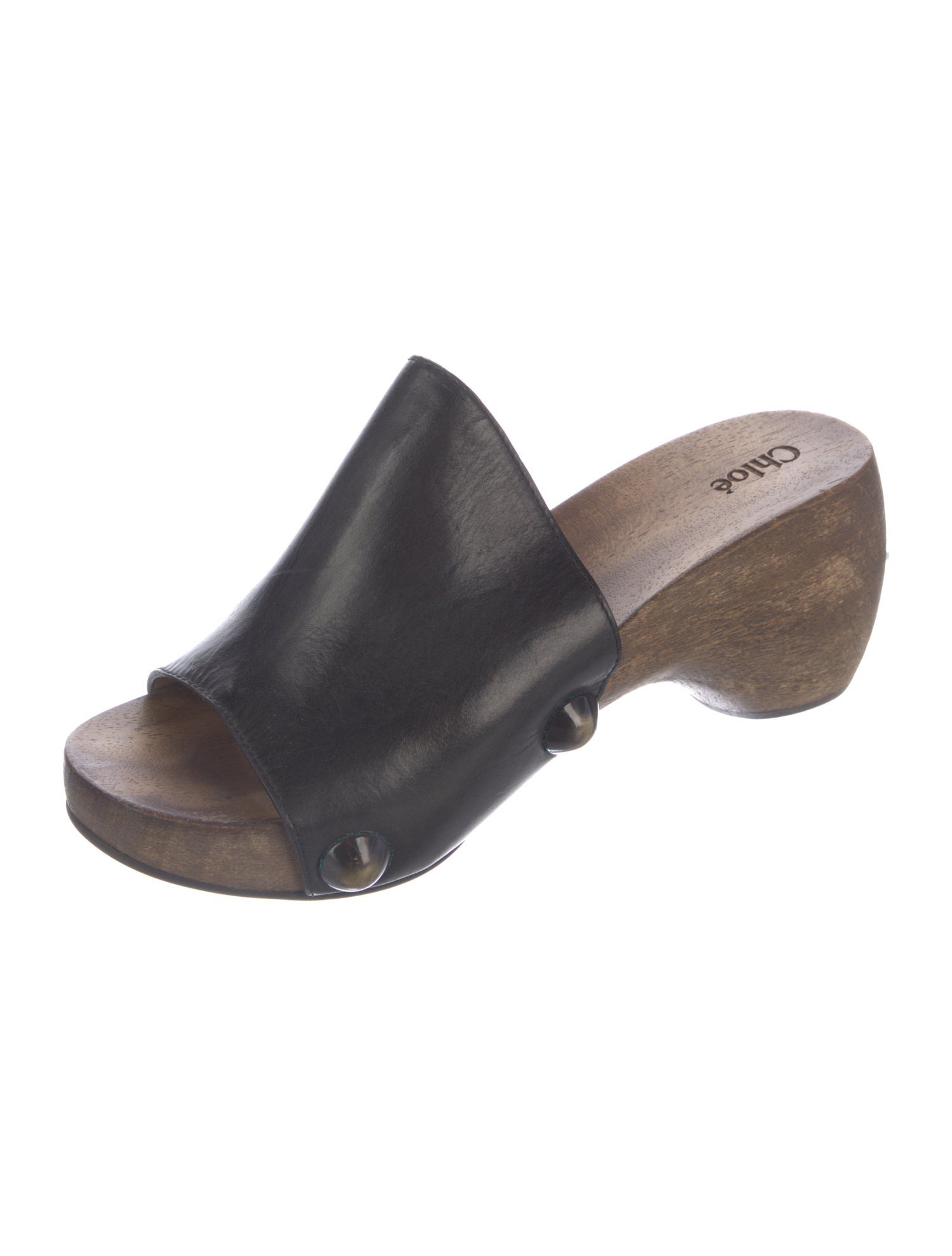 Chloé Leather Slides