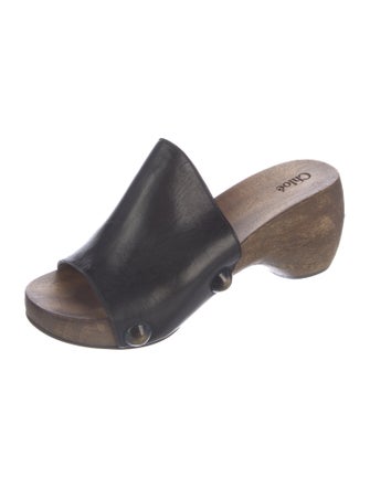 Chloé Leather Slides