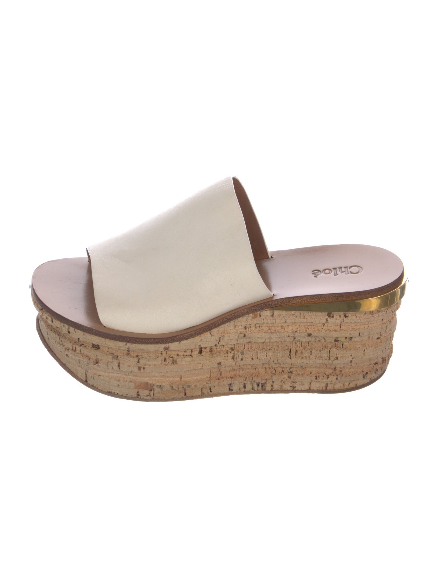 Chloé Leather Slides