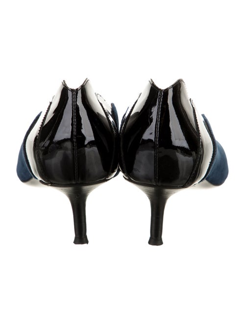 Chloé Suede Scalloped Accent Pumps