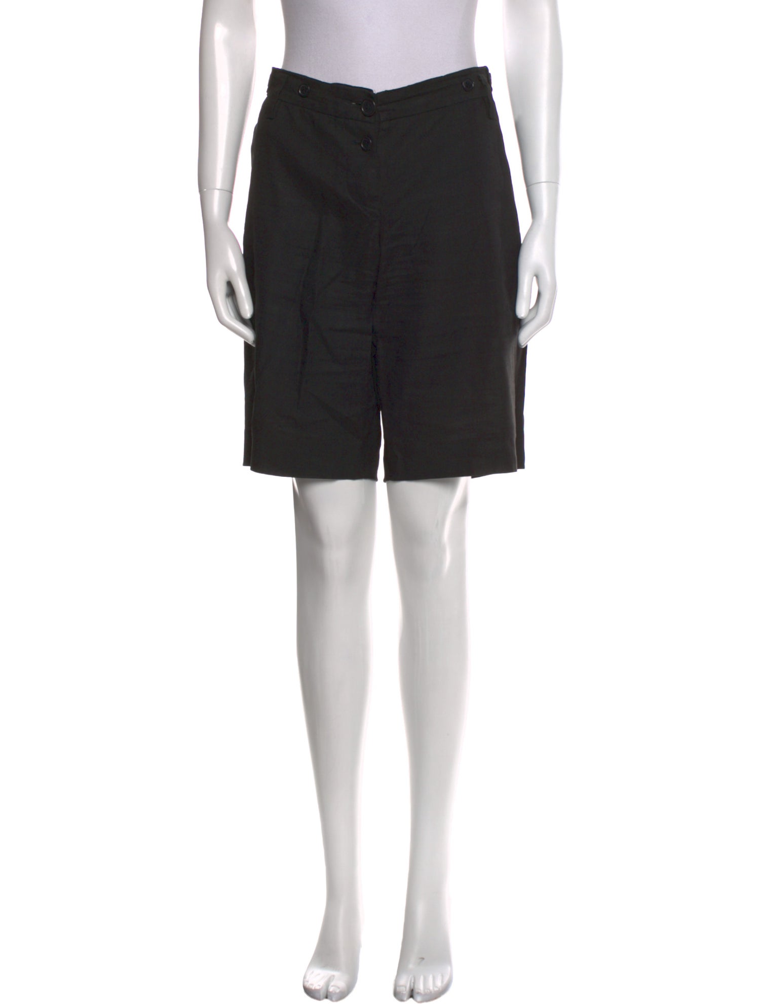 Chloé Linen Knee-Length Shorts
