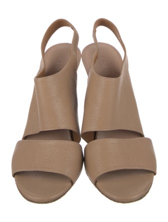 Chloé Leather Slingback Flats