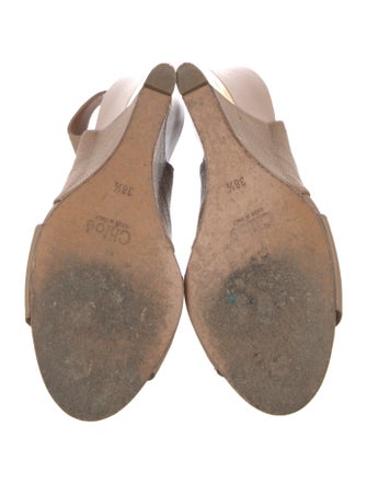 Chloé Leather Slingback Flats