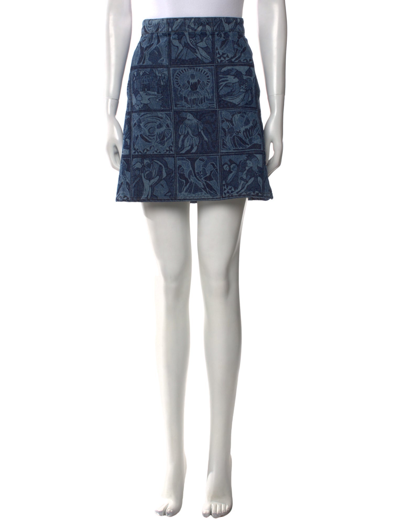 Chloé Printed Mini Skirt w/ Tags