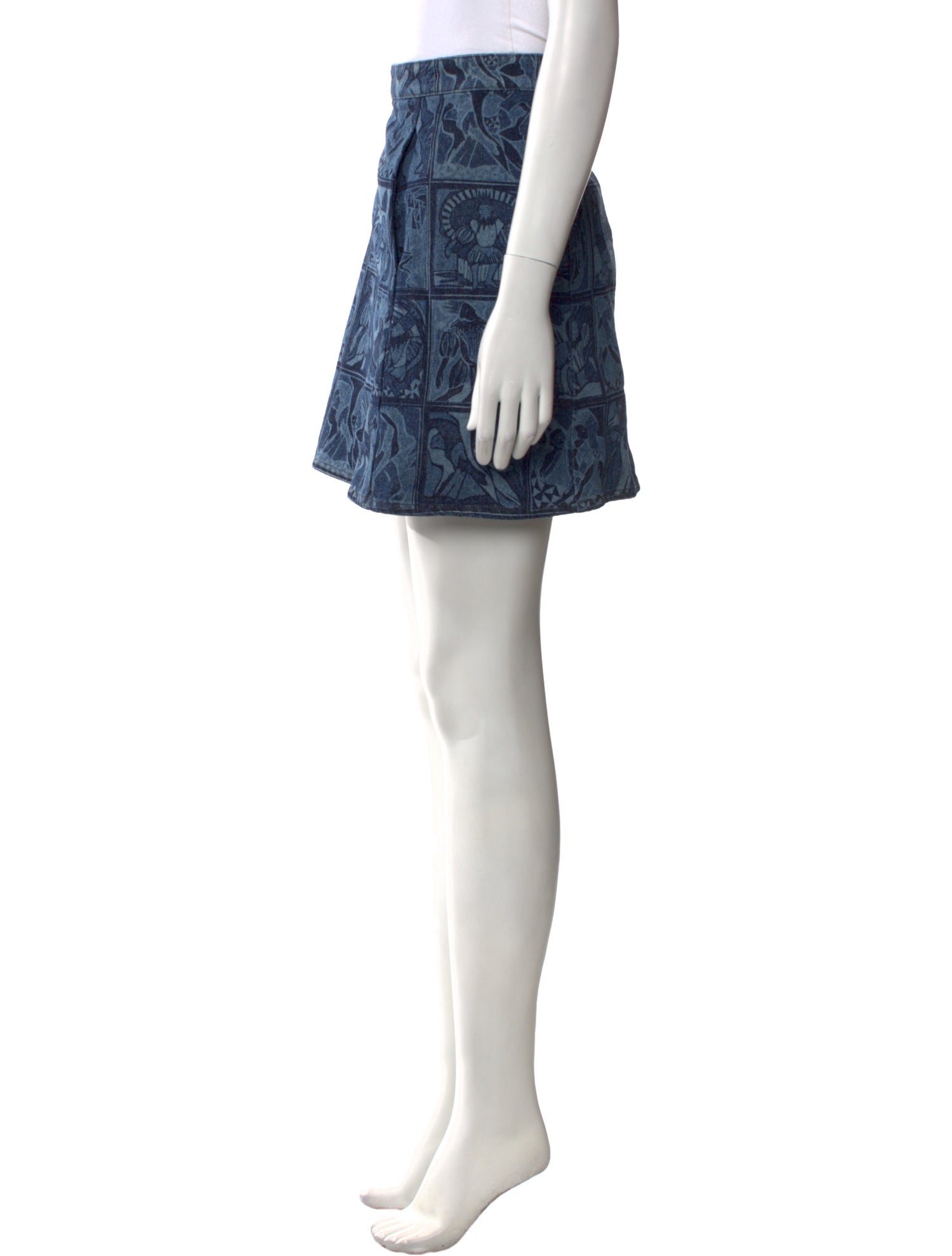 Chloé Printed Mini Skirt w/ Tags