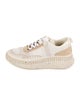 Chloé Colorblock Pattern Mesh Accents Sneakers