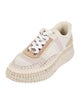 Chloé Colorblock Pattern Mesh Accents Sneakers