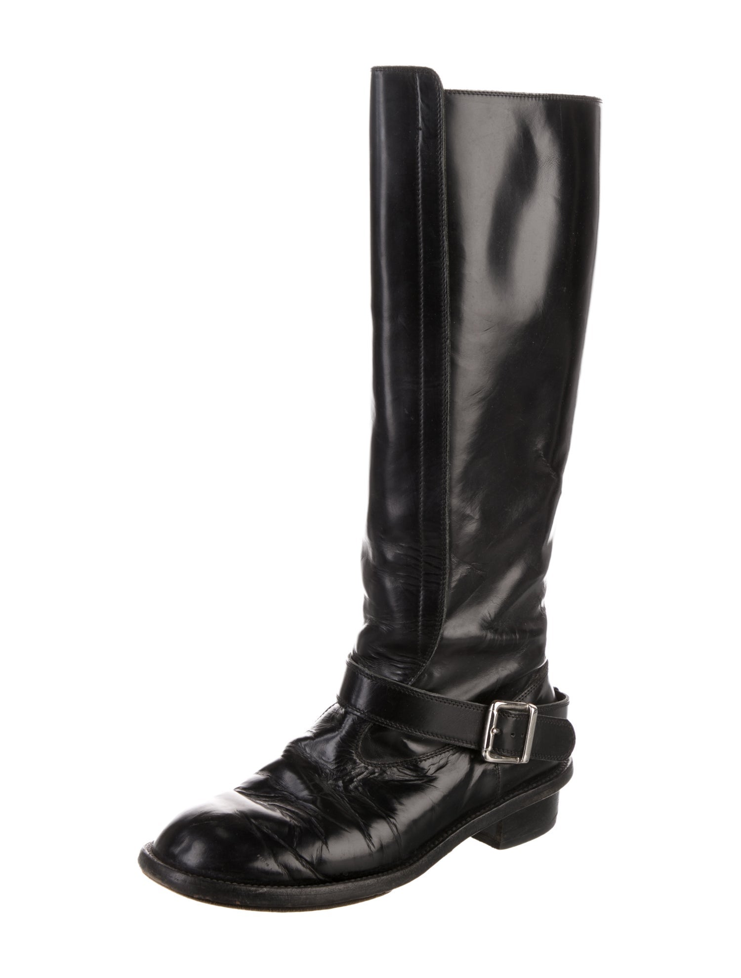 Chloé Leather Riding Boots