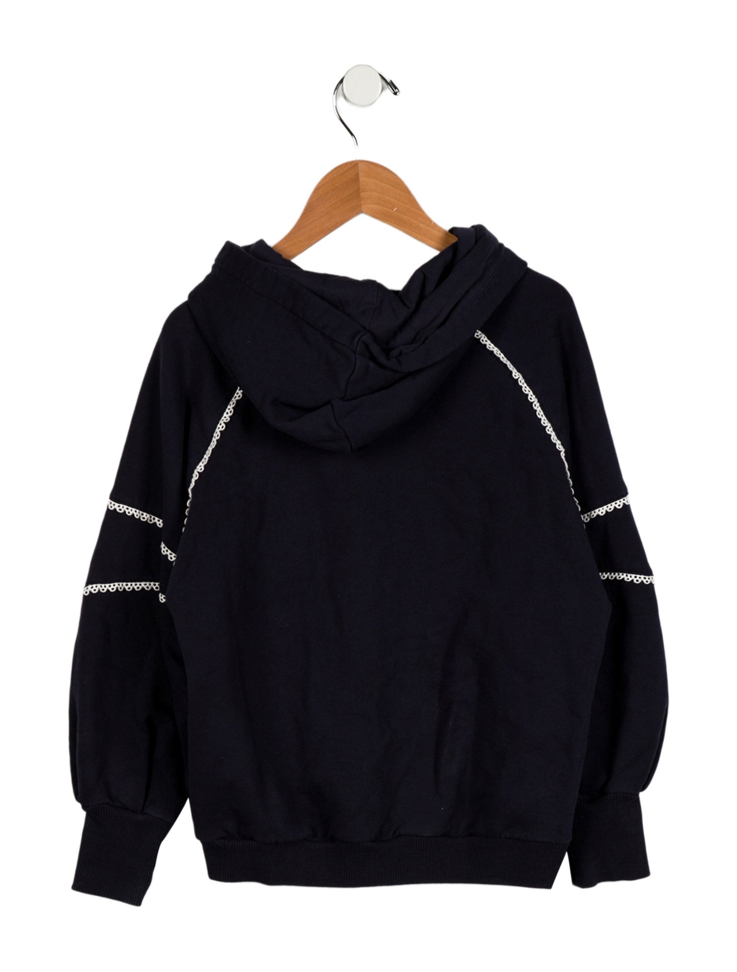 Chloé Girls' Solid Hooded Sweatshirt