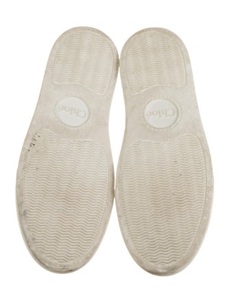 Chloé Lace Scalloped Accent Sneakers
