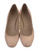 Chloé Leather Scalloped Accent Pumps