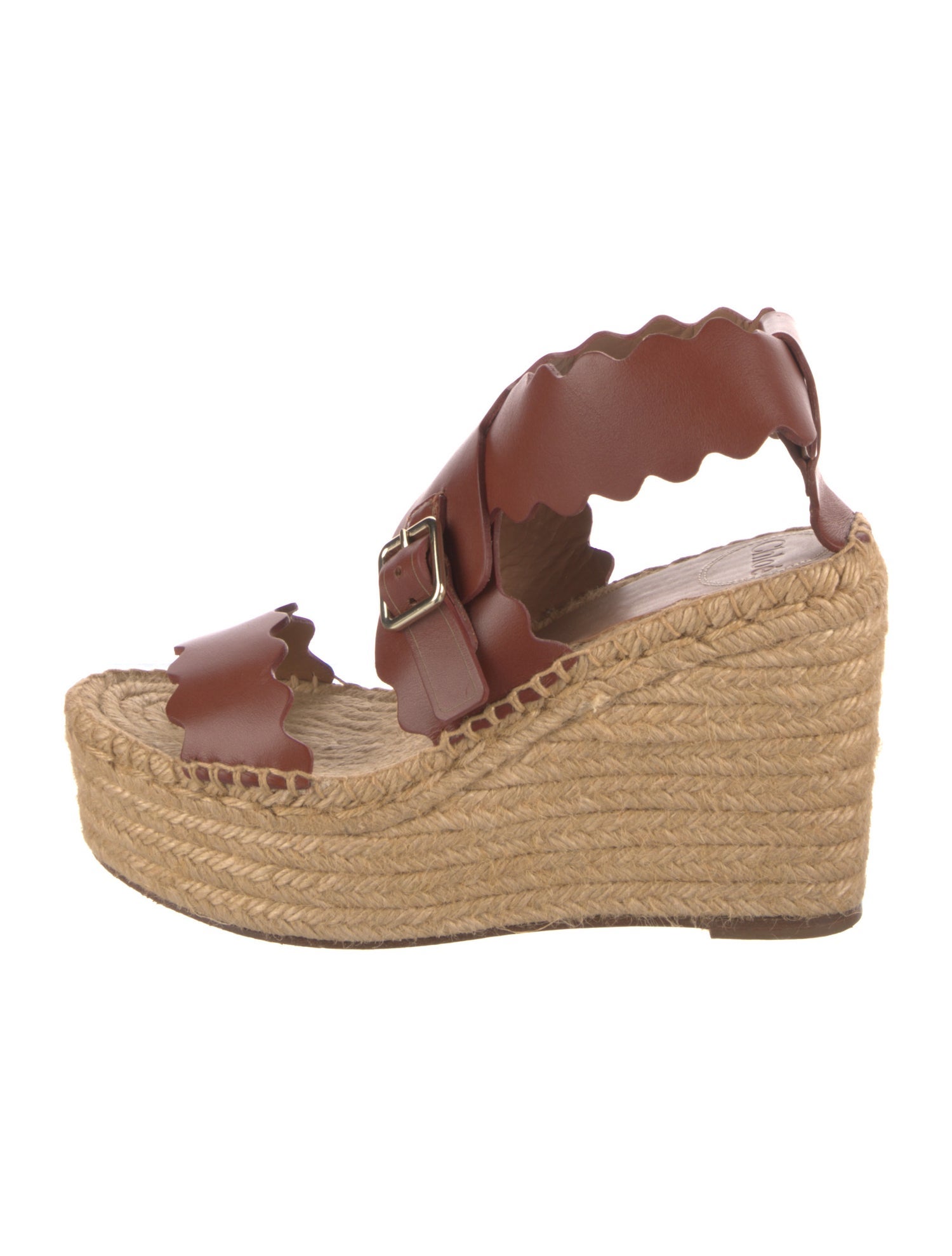 Chloé Leather Espadrilles