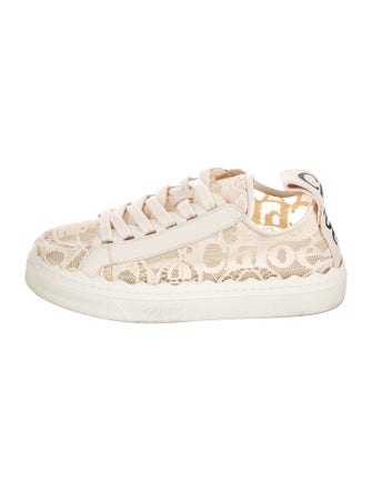 Chloé Lace Lace Pattern Sneakers