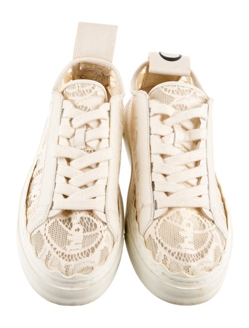Chloé Lace Lace Pattern Sneakers