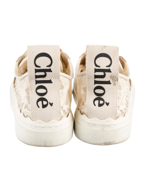 Chloé Lace Lace Pattern Sneakers