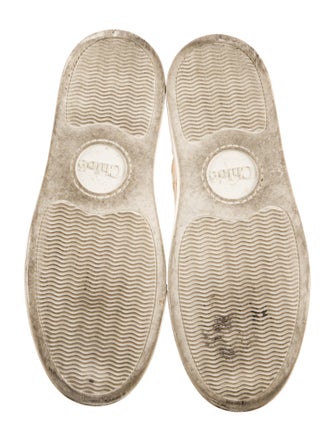 Chloé Lace Lace Pattern Sneakers