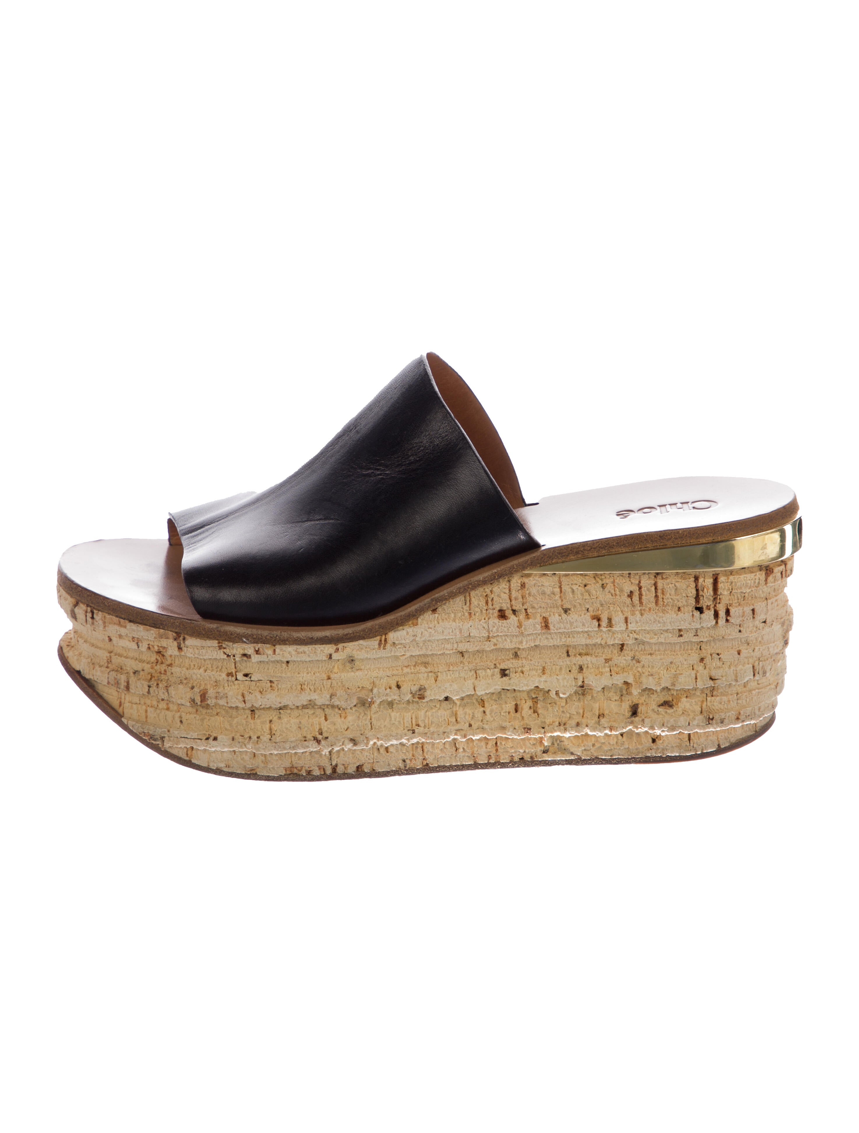 Chloé Leather Slides