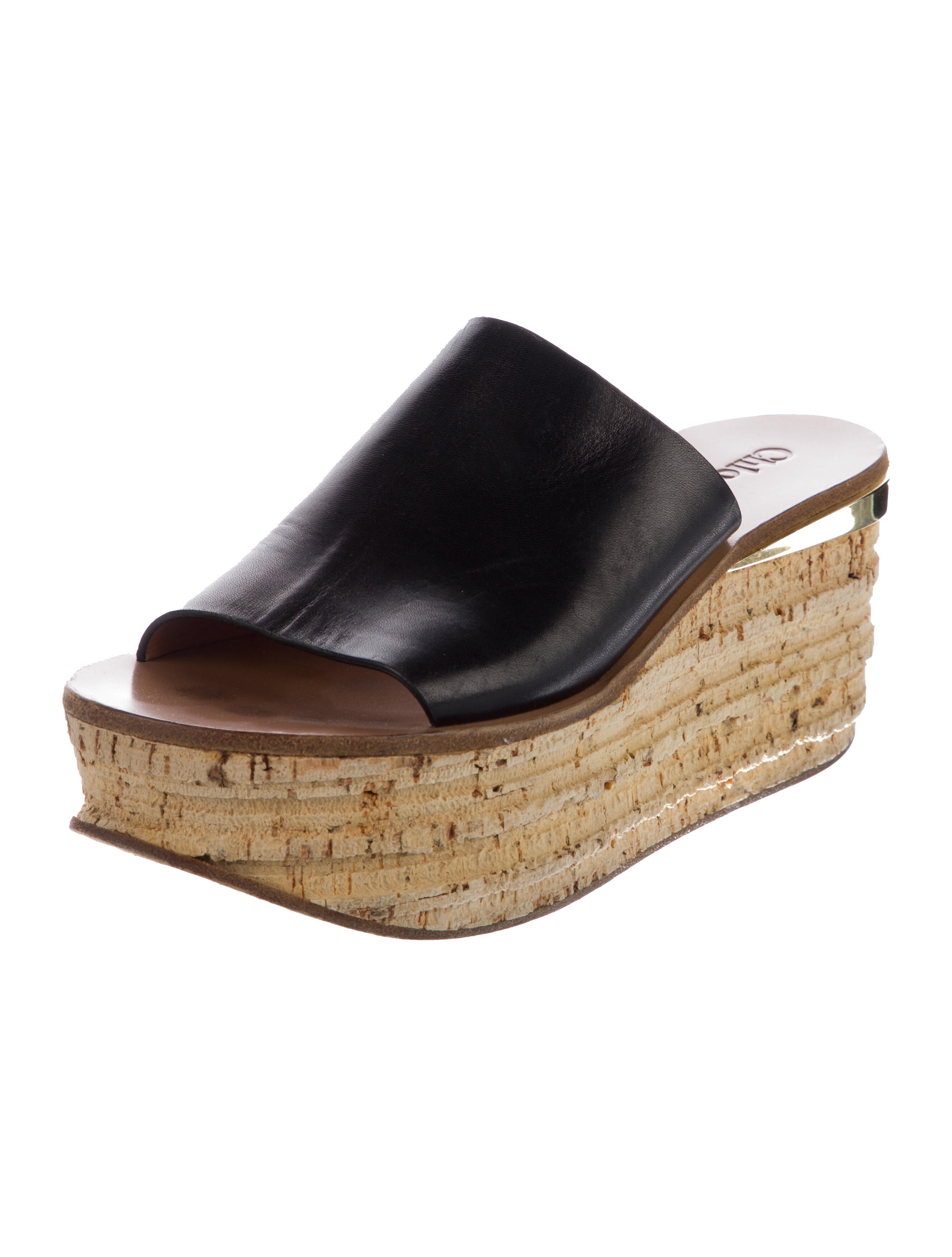 Chloé Leather Slides