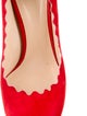 Chloé Suede Scalloped Accent Pumps