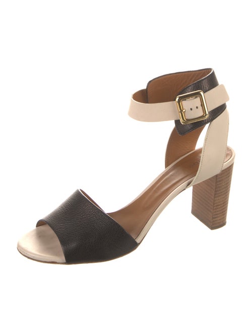Chloé Leather Colorblock Pattern Sandals
