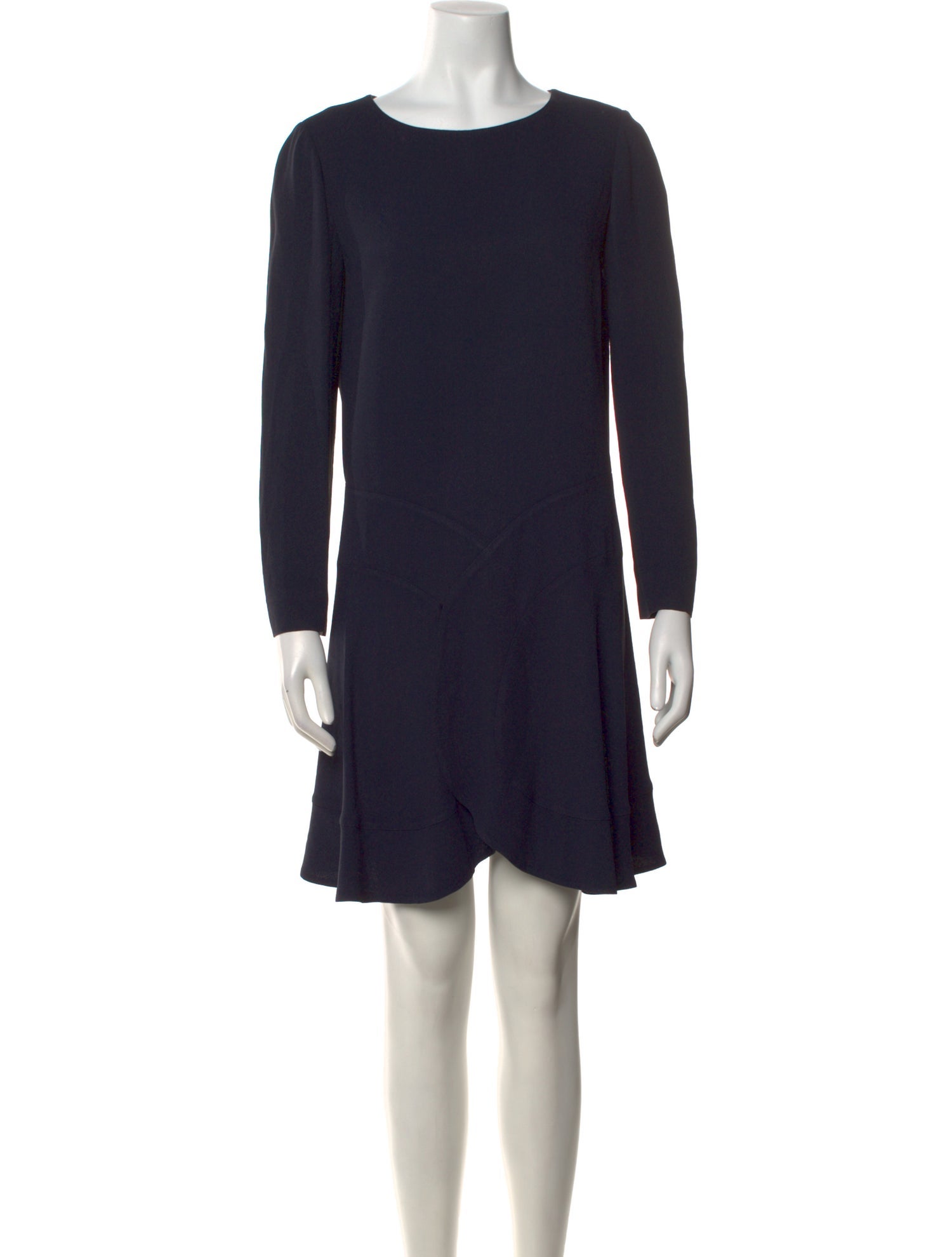 Chloé Bateau Neckline Mini Dress