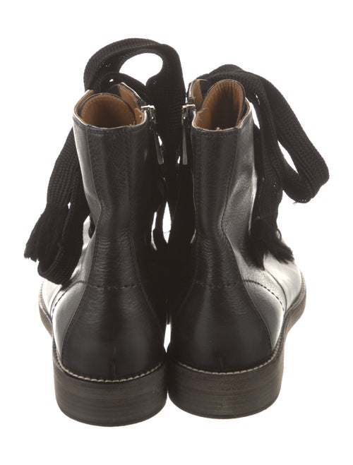 Chloé Leather Combat Boots