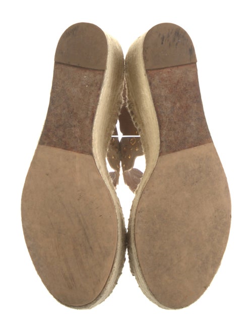 Chloé Suede Studded Accents Espadrilles