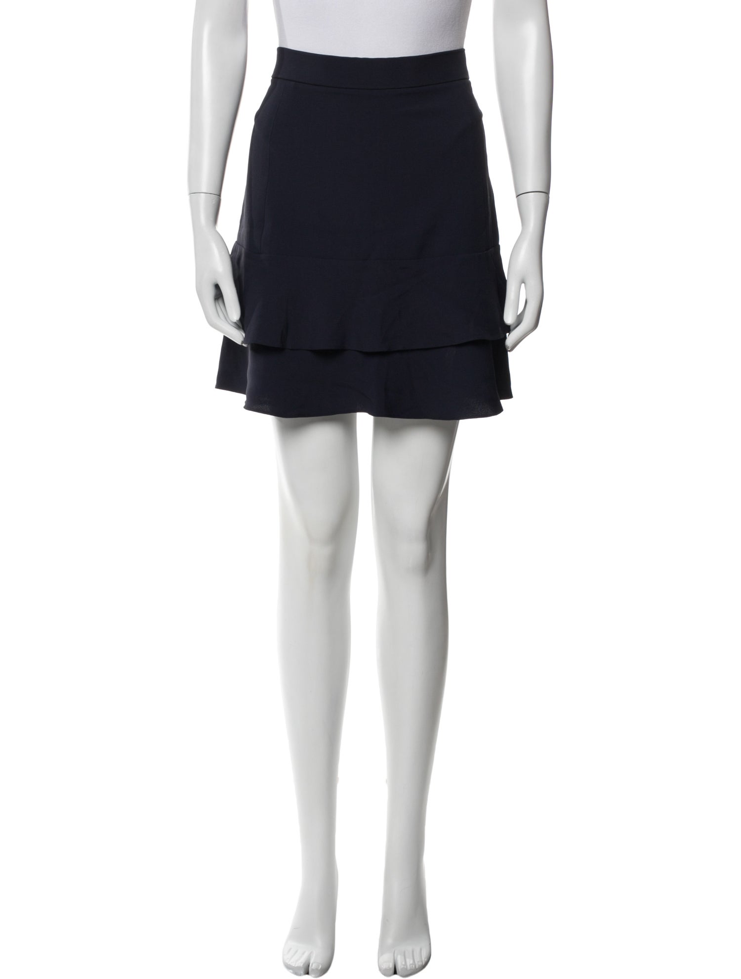 Chloé Pleated Accents Mini Skirt