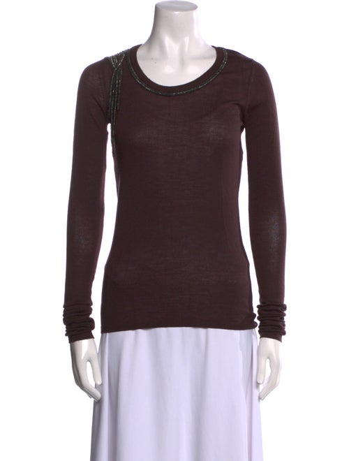 Chloé Merino Wool Scoop Neck T-Shirt