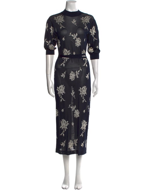Chloé Floral Print Long Dress