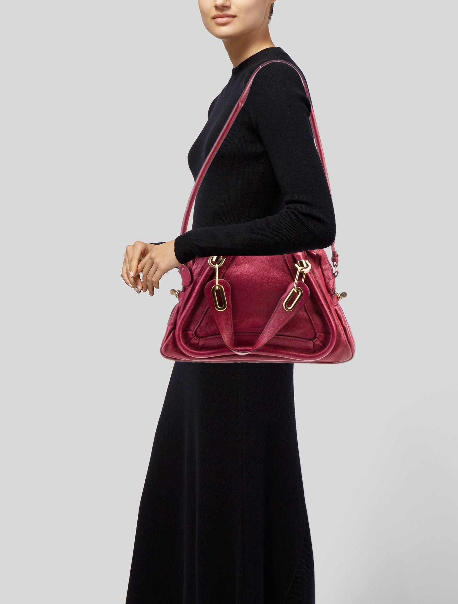 Chloé Leather Top Handle Bag