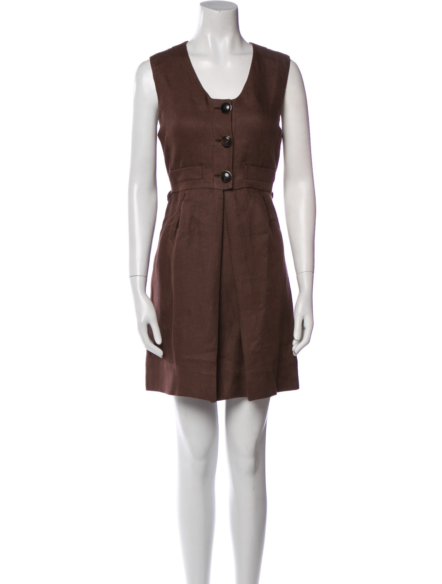 Chloé Linen Mini Dress