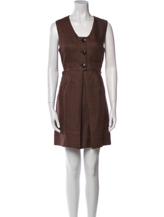 Chloé Linen Mini Dress