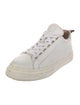 Chloé Leather Scalloped Accent Sneakers