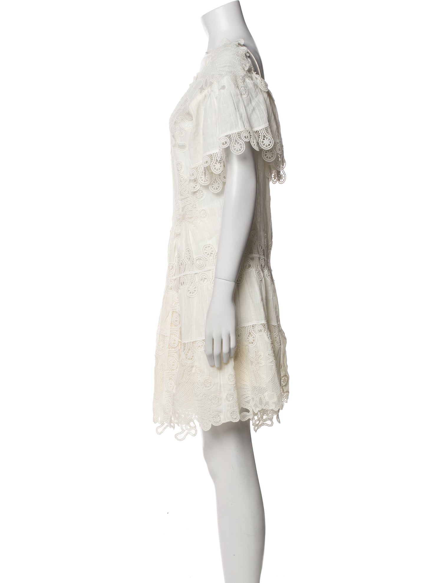 Chloé Silk Lace Pattern Romper